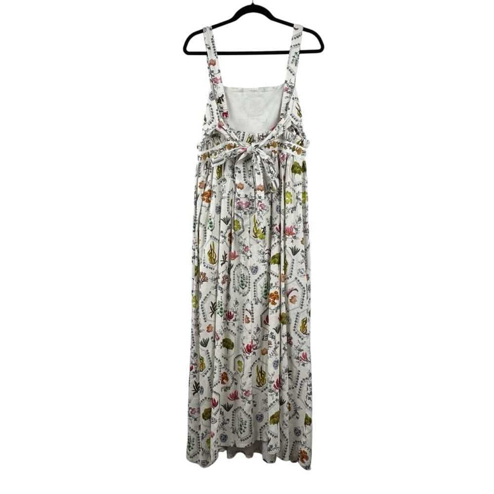 Christian Lacroix Floral Linen Blend Maxi Dress - Picture 9 of 16